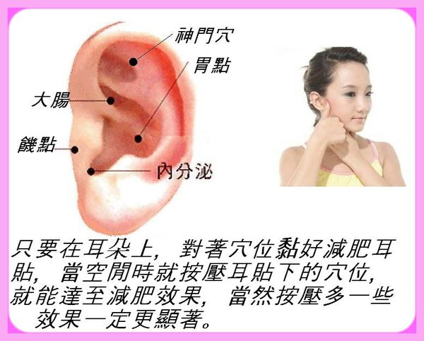 轻松减肥的耳廓法